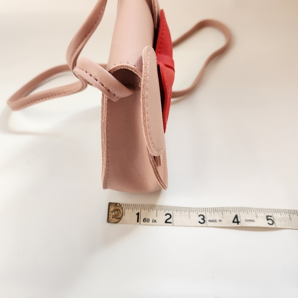 Disney Minnie Mouse Crossbody Purse Handbag Pink And Red Bow NWOT - Picture 10 of 13